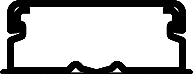 32x12,5 sin División //32x12,5 sin División con Cinta Autoadhesiva