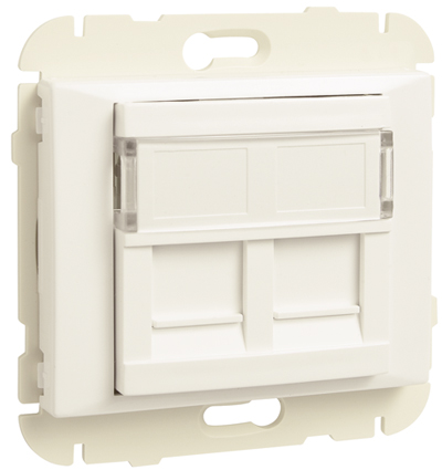 Cover Ring with Double Support for RJ45 Connectors