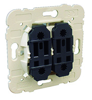 Botão Basculante Duplo Luminoso 250V~