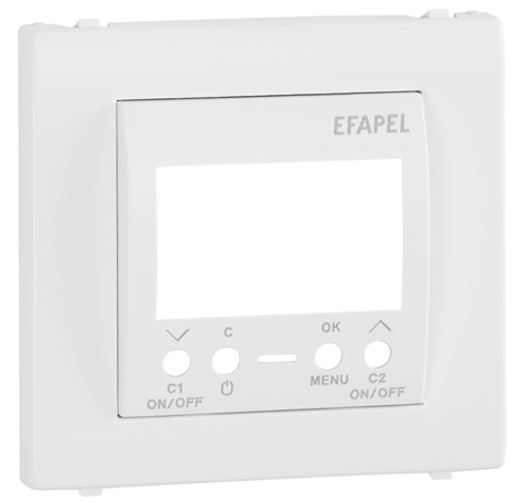 Cover Plate for Two Circuits Digital Time Switch