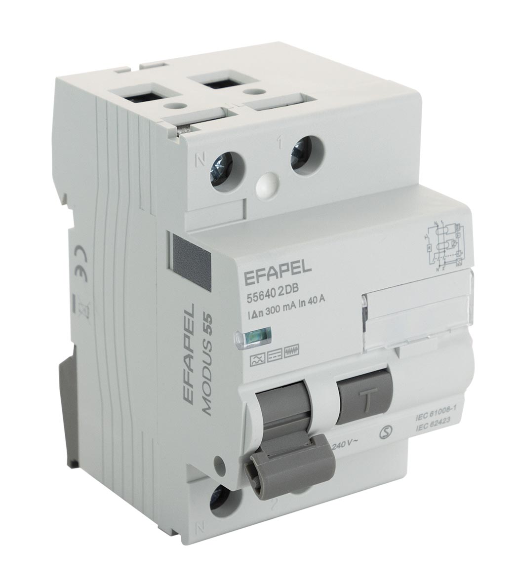 Interrupteur Différentiel  2P - 300 mA <strong>(Classe B)