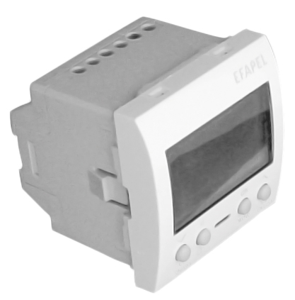 Interrupteur Horaire Digital de 2 Circuits - 2 Modules