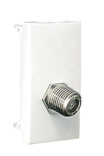 Módulo com Conetor Coaxial Tipo F - 1 Módulo