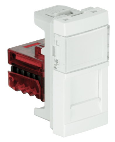 Módulo com Conetor RJ45 Cat. 6 UTP (250 MHz) - 1 Módulo