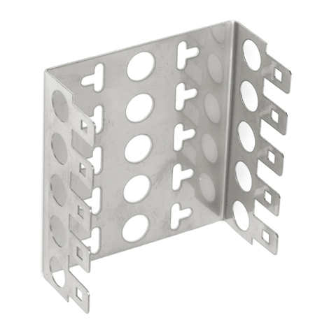 Soporte Metálico para 5 DDE/DDS (Altura 22mm)