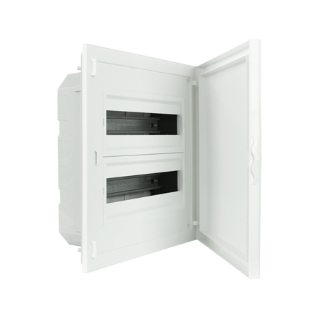 Cuadro de Distribución de Empotrar de Baja Profundidad Completo - 32 MÓDULOS (2×16)