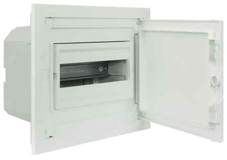 Cuadro de Distribución de Empotrar de Bajo Perfil Completo - 12 MÓDULOS (1x12)