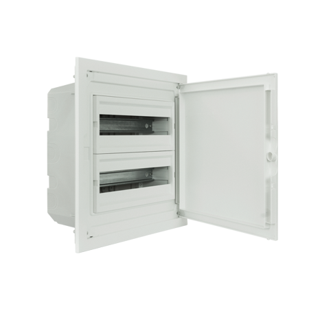 Cuadro de Distribución de Empotrar de Bajo Perfil Completo - 32 MÓDULOS (2x16)