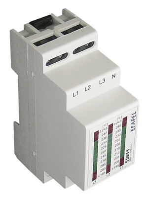 Señalizador del Valor de Tensión Trifásico