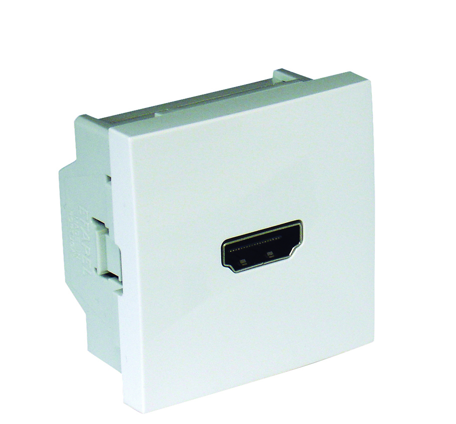 Prise HDMI avec Liaison par Vis - 2 Modules